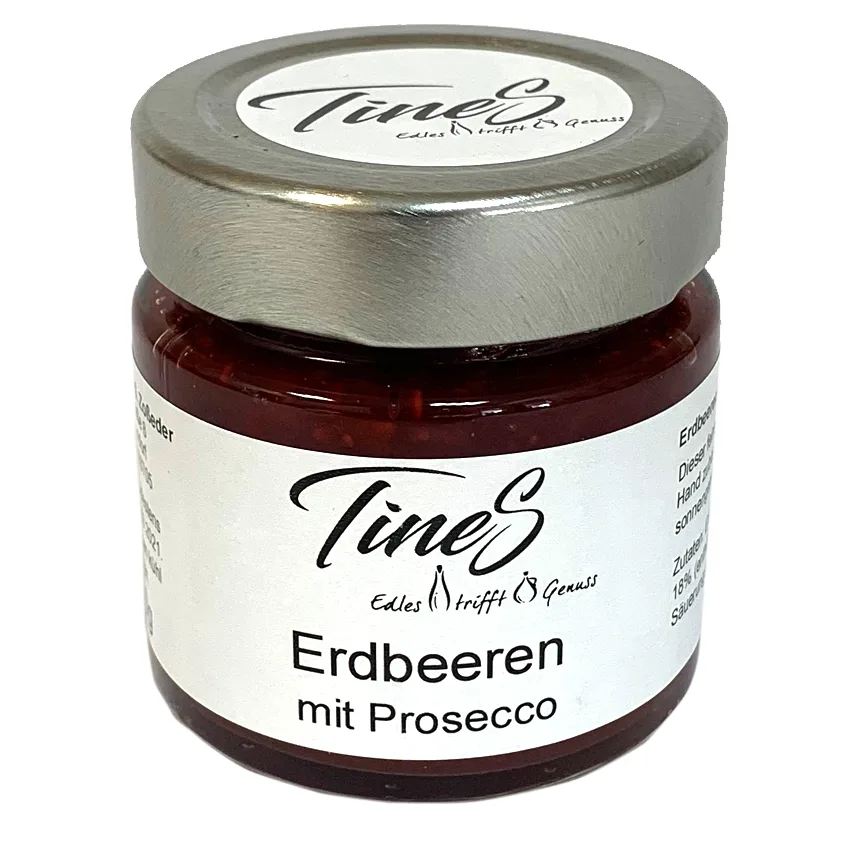 Erdbeeren mit Prosecco